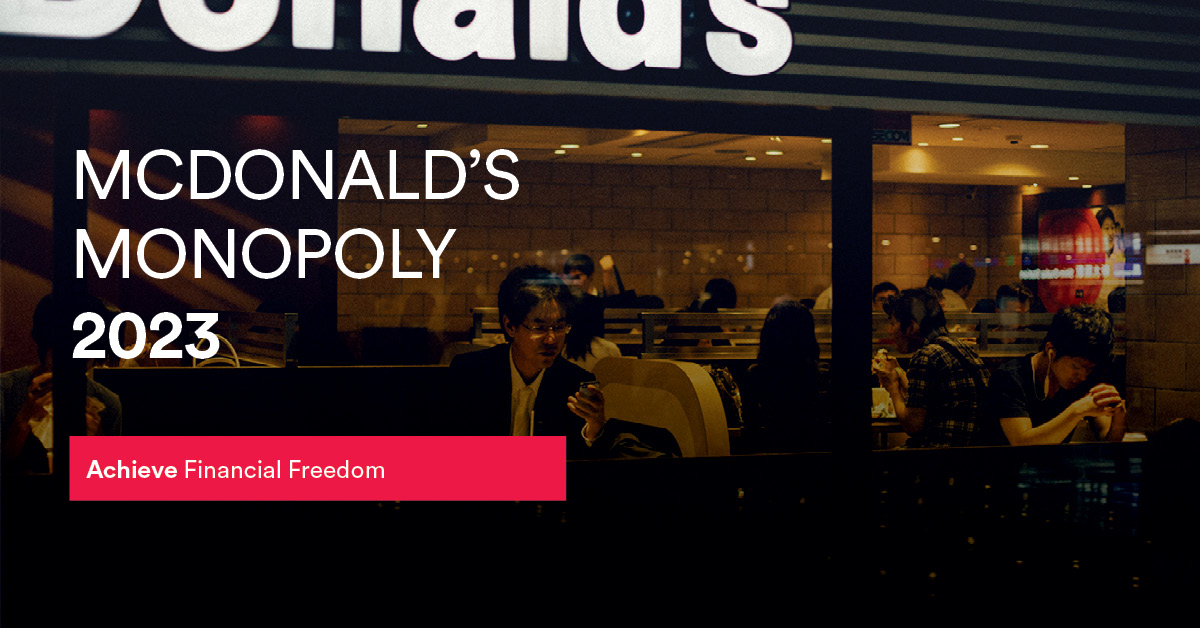 McDonald's Monopoly 2023